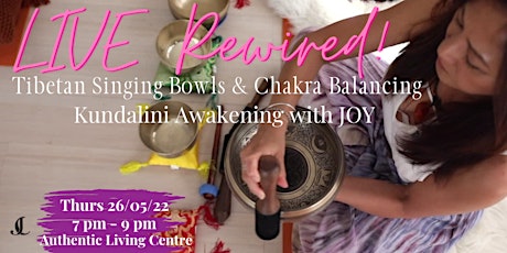 LIVE In Person Kundalini Awakening with Joy - Rewired! tickets