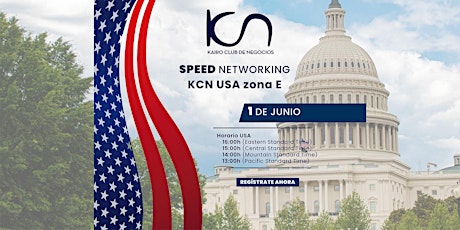 KCN Speed Networking Online USA - 1 de junio boletos