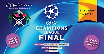 EUFA Champions League FINAL Watch Party! tickets