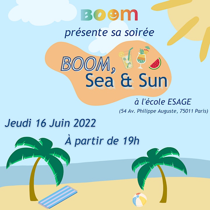 Image pour BOOM présente sa soirée: " BOOM, Sea & Sun " 