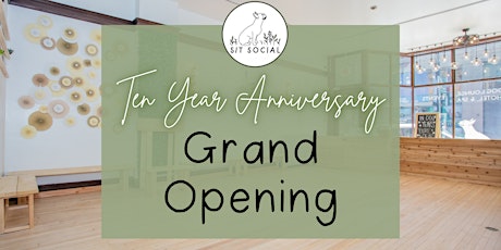 Sit Social Grand Opening Party tickets