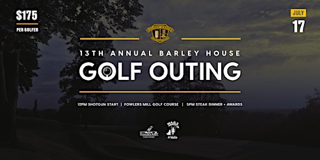 Barley House Golf Outing-13th Annual tickets