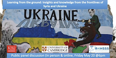 Learning from the ground: Insights from Syrian and Ukrainian frontlines. tickets