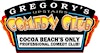Gregory's Upstairs Comedy Club Cocoa Beach Florida's Logo