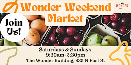 Wonder Weekend Market tickets