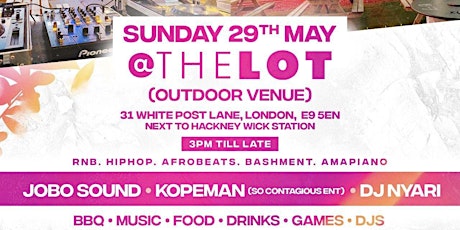 DAY PARTY LONDON - SUN 29th MAY 2022 tickets