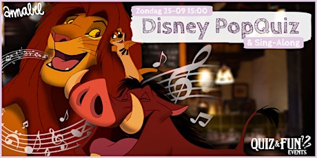 De Disney PopQuiz & Sing-Along | Rotterdam tickets