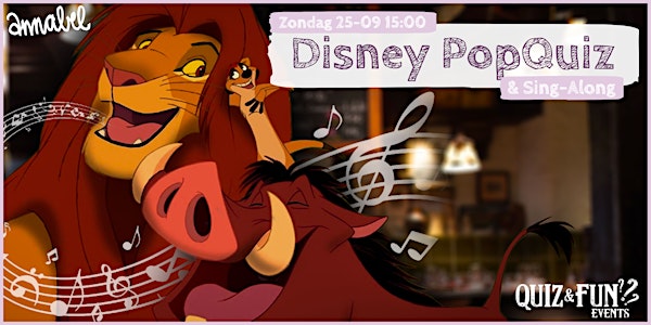 De Disney PopQuiz & Sing-Along | Rotterdam