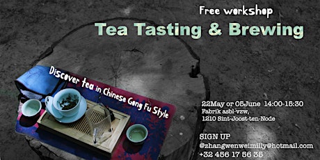 Thé-Couverte, Free Tea Workshop in Gong Fu Style, Sign Up via Google Form tickets