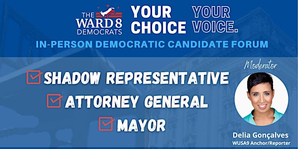 Candidates' Forum for DC Shadow Represenative, Attorney General, and Mayor