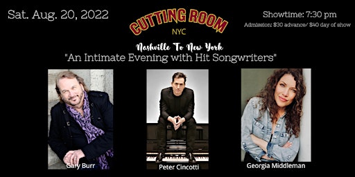 Nashville To New York: An Intimate Evening with Hit Songwriters