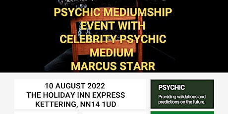 Psychic Mediumship with Marcus Starr at the Holiday Inn Express