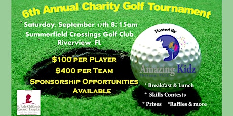 6th Annual Charity Golf Tournament tickets