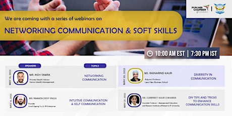 Webinar Series on Networking Communication and Soft Skills bilhetes