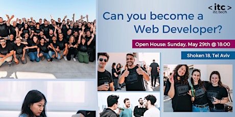 Become a web developer with Israel Tech Challenge - Open house tickets