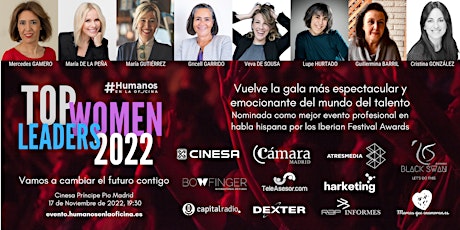 Gran Gala Top Women Leaders Madrid 2022. Vamos a cambiar el futuro tickets