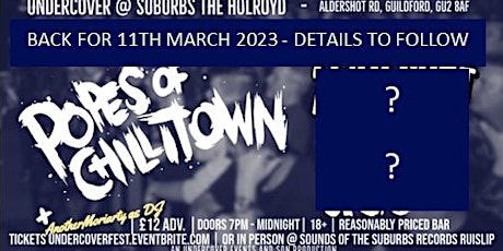 Popes Of Chillitown plus special guests back in Guildford tickets