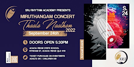 Miruthangam Concert by SRJ Academy tickets