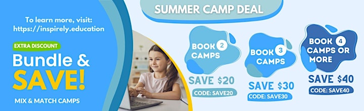 Junior Astronauts | Online Summer Camp 2022 | Children ages 6 to 9 years image