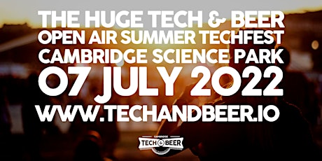 The Huge Tech & Beer Open Air Summer TechFest - 7 July 2022 primary image