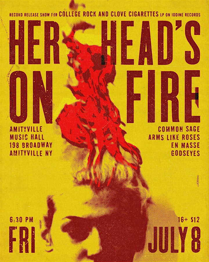 Her Head's On Fire (Record Release) at Amityville Music Hall image