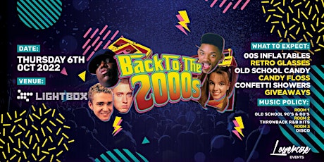 The 90s & 2000s Freshers Party - The Biggest Freshers Throwback Party tickets