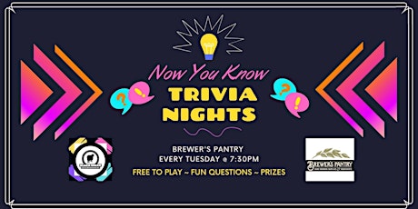 Trivia Night at Brewer's Pantry tickets