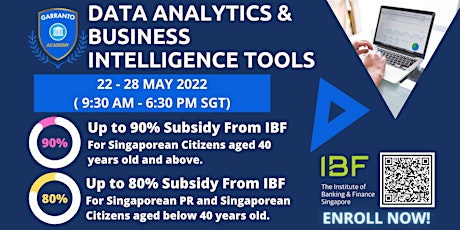 Data Analytics & Business Intelligence Tools biglietti