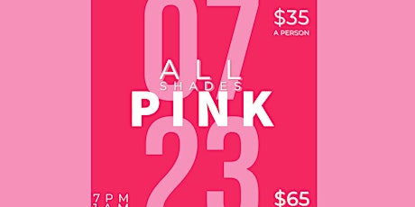 All  Shades Of Pink Gala tickets
