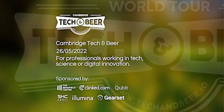 Cambridge Tech and Beer - 26 May 2022 tickets