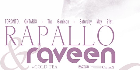 Raveen & Cold Tea at The Garrison primary image