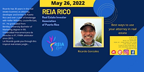 Real Estate Investors Association of Puerto Rico - "REIA Rico" tickets