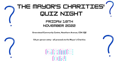 The Mayor's Charities' Quiz Night
