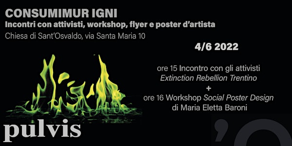 Incontro con Extinction Rebellion  + Workshop "Social Poster Design"