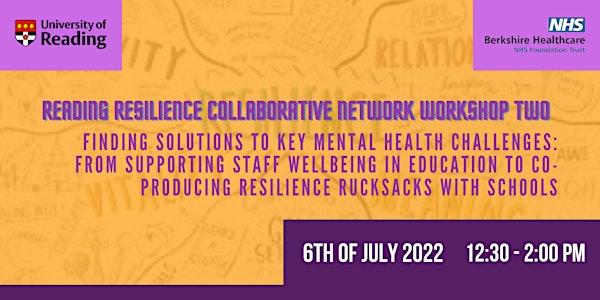 Reading Resilience Network Collaborative Workshop 2