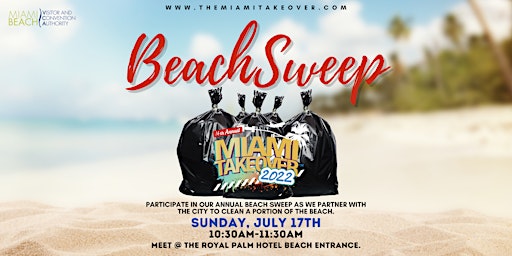 MTO2022: Community Service Beach Sweep  (Single Event Only)