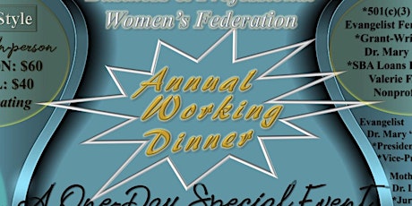 Women’s Empowerment “2022” Working Dinner