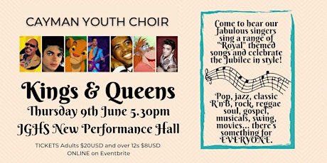 Kings & Queens - Cayman Youth Choir concert tickets