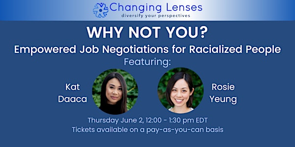 WHY NOT YOU? – Empowered Job Negotiations for Racialized People