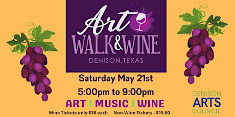 Denison Art, Walk and Wine 2022 tickets