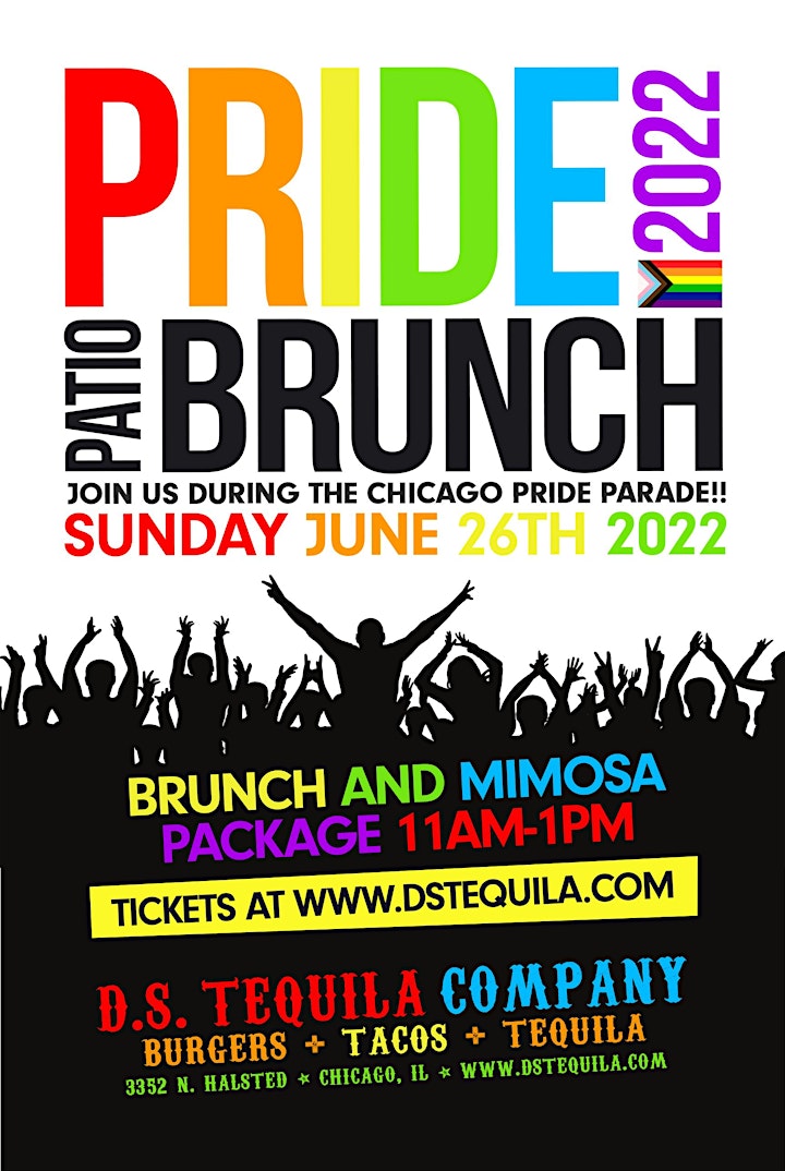 Pride Parade Patio Brunch 2022 @ D.S. Tequila **SOLD OUT** image