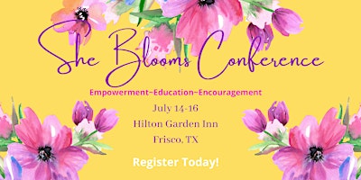 She Blooms Conference Vendor Registration