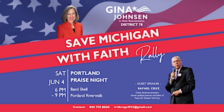 Save Michigan with Faith - Praise Night with Gina Johnsen tickets