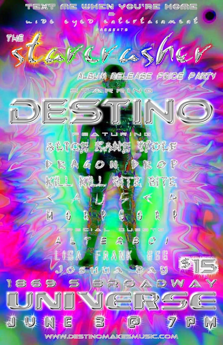 DESTINO: The STARCRASHER Album Release Pride Party image