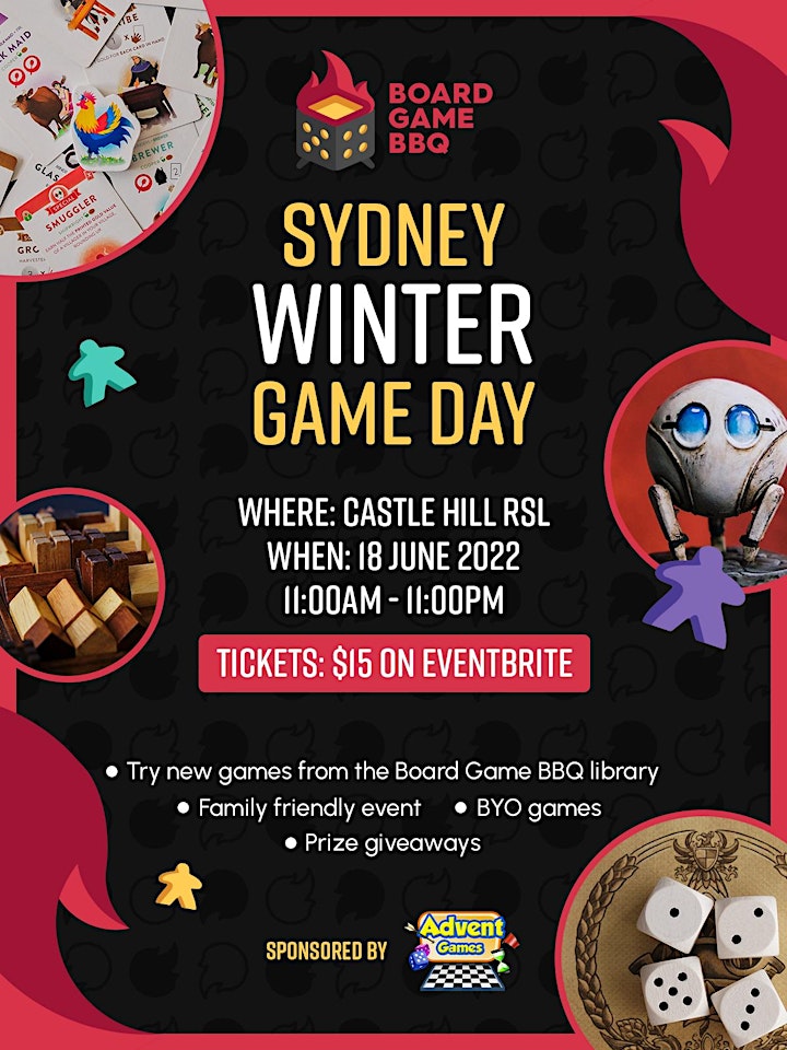 Board Game BBQ Sydney Game Day Winter 2022 image