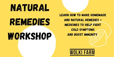 Natural Remedies Workshop tickets