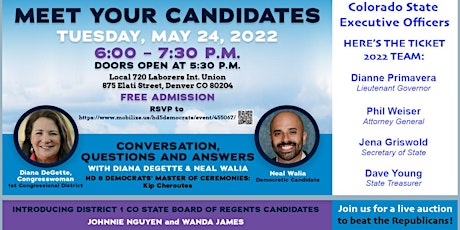 Congressional District 1 Candidate Forum tickets