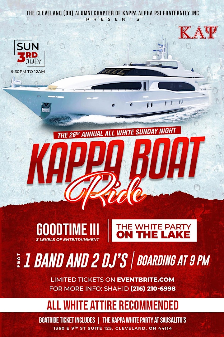 All White Sunday Night ...Kappa Boatride image