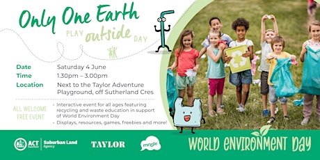 #OnlyOneEarth - Play Outside Day primary image
