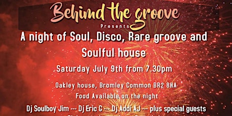 Behind the Groove, Summer Soul Party tickets